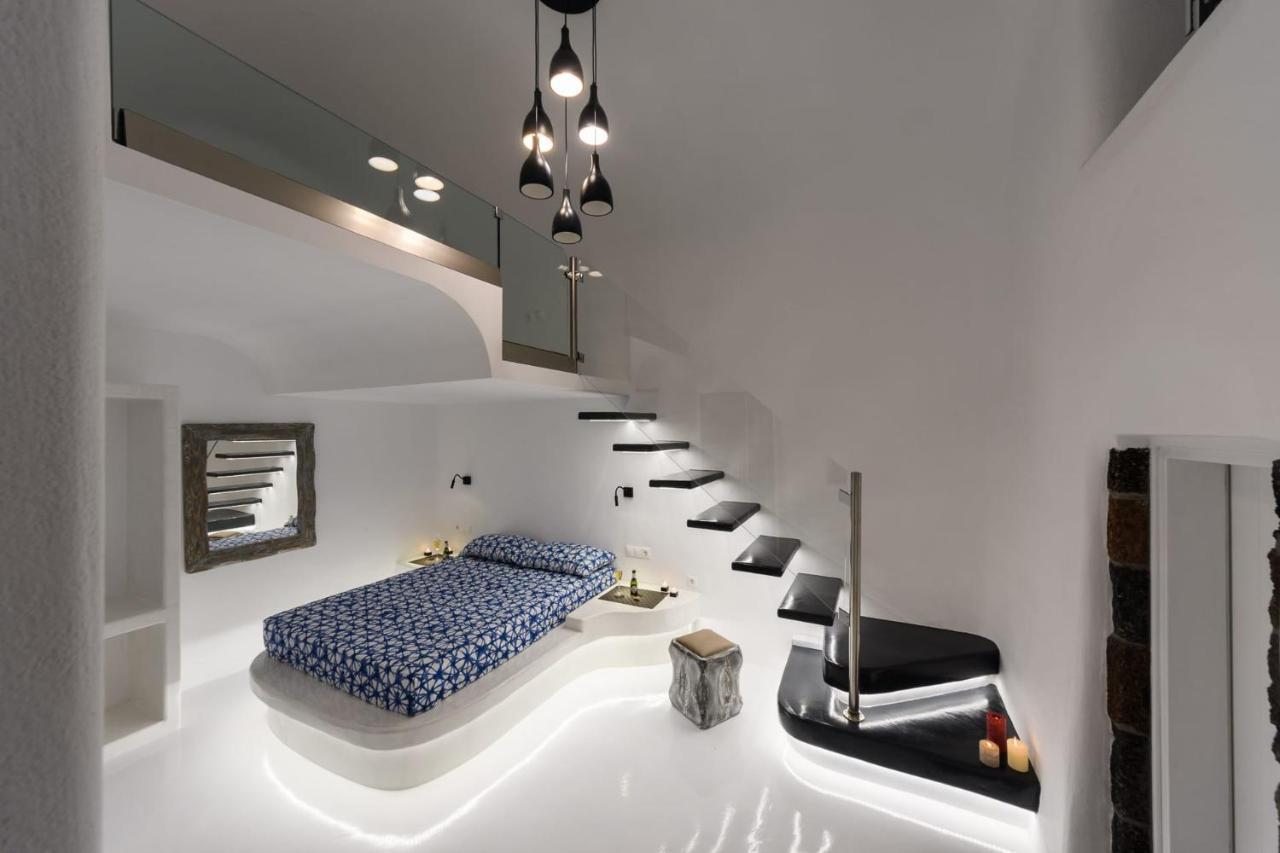 サントリーニSantorini Traditional Apt With Private Hot Tubアパートメント エクステリア 写真